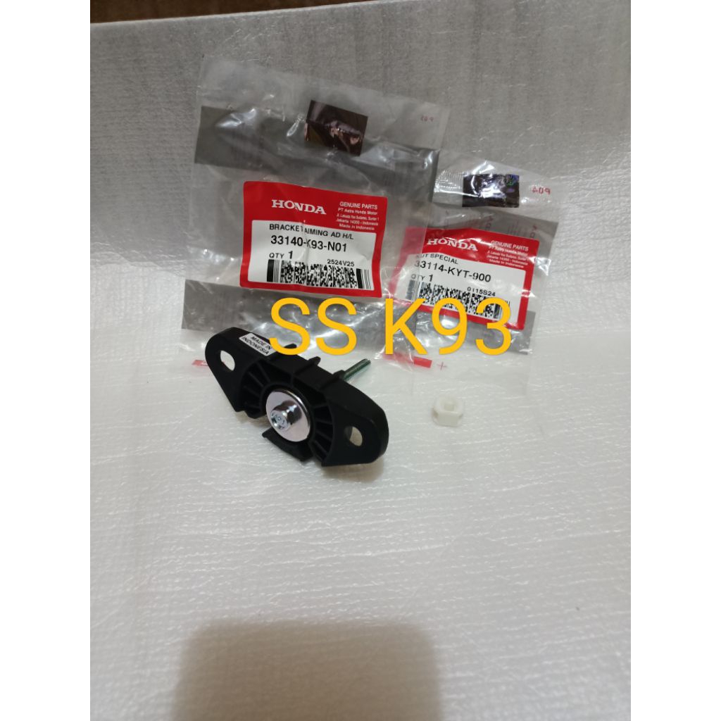 bracket aiming adjuster set nut breket baud baut kedudukan lampu depan set mur kunci skopi scoopy es