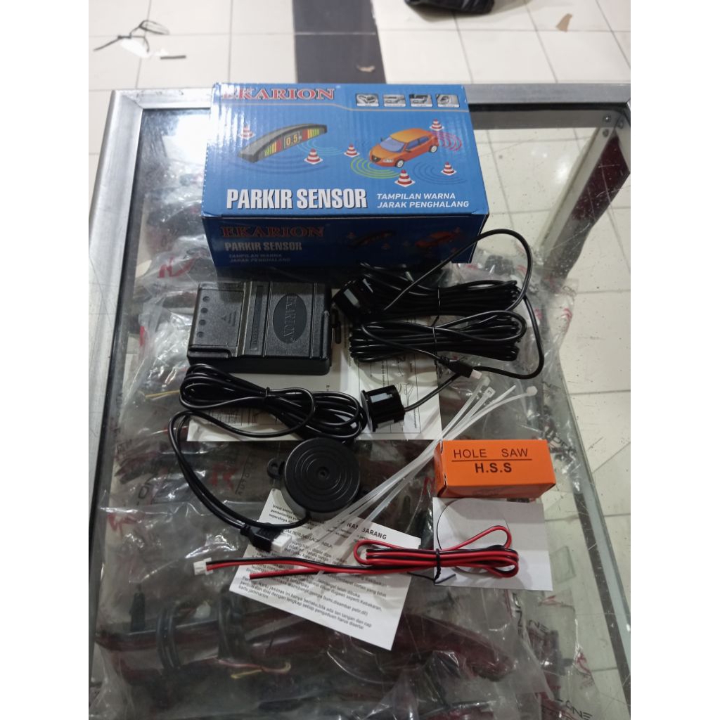 sensor parkir mobil calya sigra 2 titik bunyi