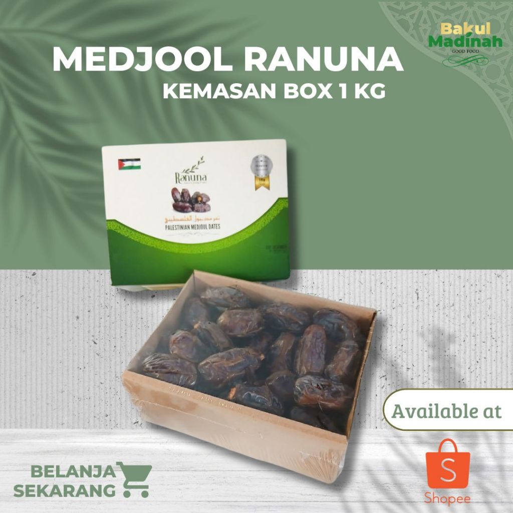 

[Bakul Madinah] - Kurma Medjool Ranuna 1kg 500gr 250gr Premium Palestine