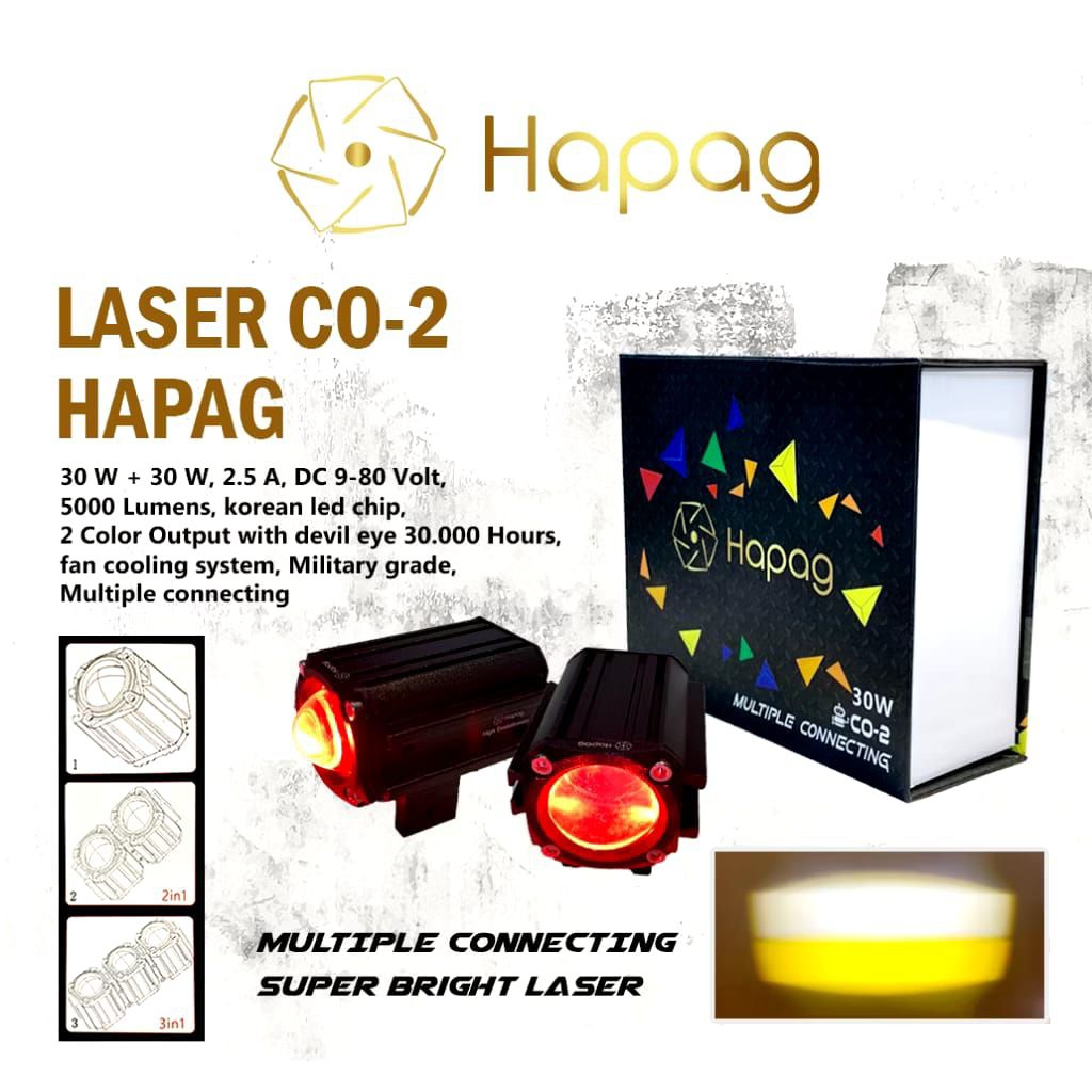 Hapag CO2 Laser 30 Watt Mini Laser Connecting
