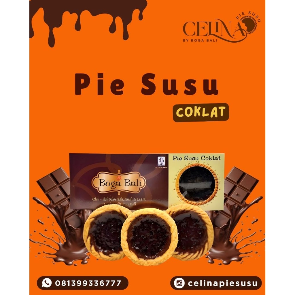 

Pie Susu Boga Bali Coklat