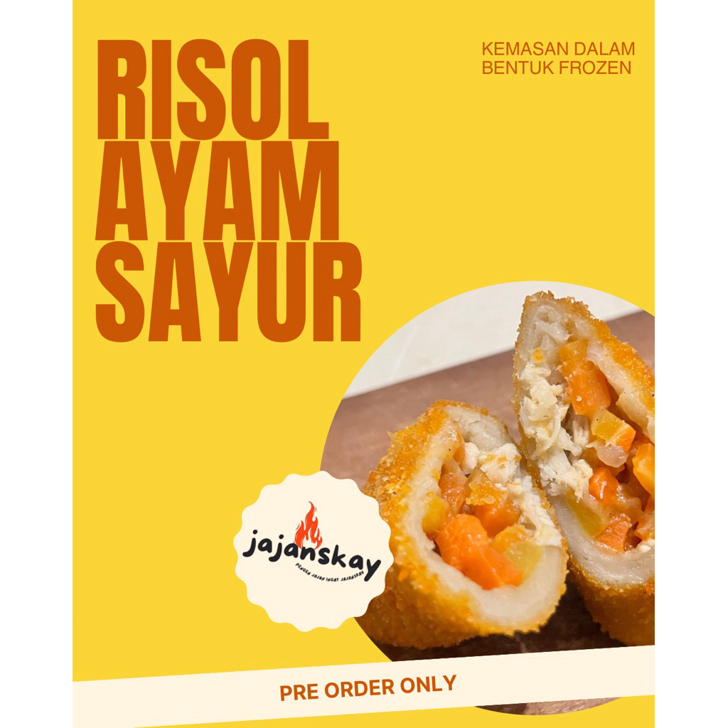 

Risol Ayam Sayur FROZEN