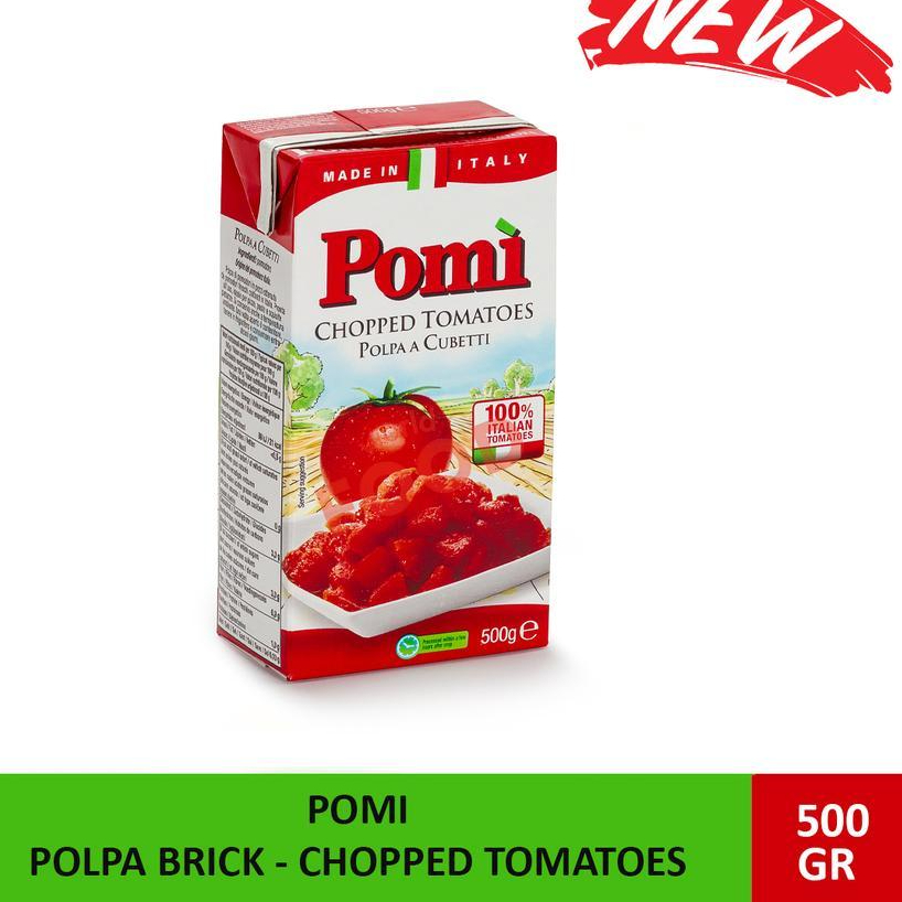 

POMI POLPA BRICK - CHOPPED TOMATOES 500G