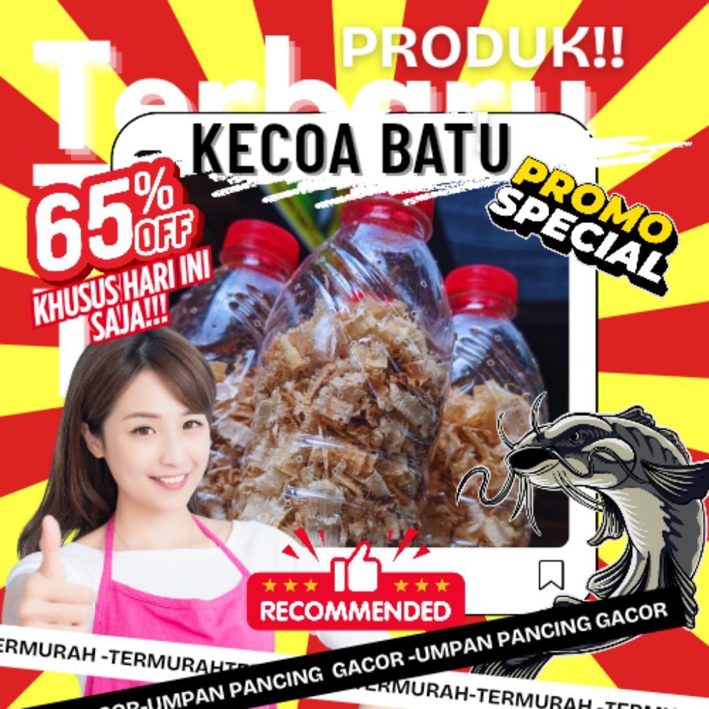 keterlak,kecoa batu,menje,kecoa tanah umpan lele dan bawal