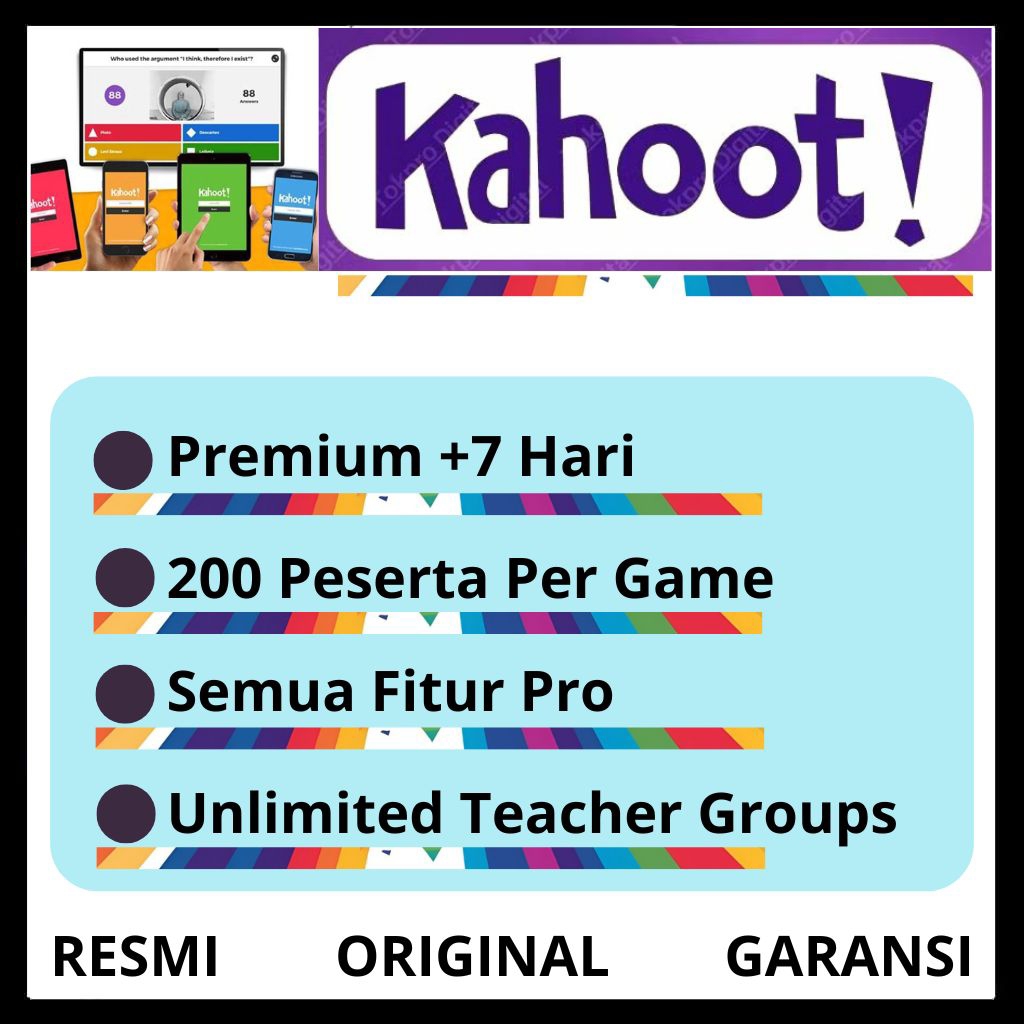 Kahoot + for Schools Premium +7 hari