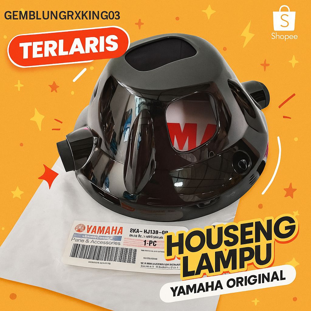 Batok cover body lampu depan Rxking Rx k Rxk Rx king New Scorpio Original Yamaha