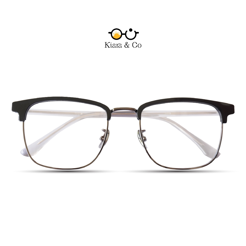 Kiara and Co Official - Frame Kacamata Pria Wanita / B-Titanium ZY 22773