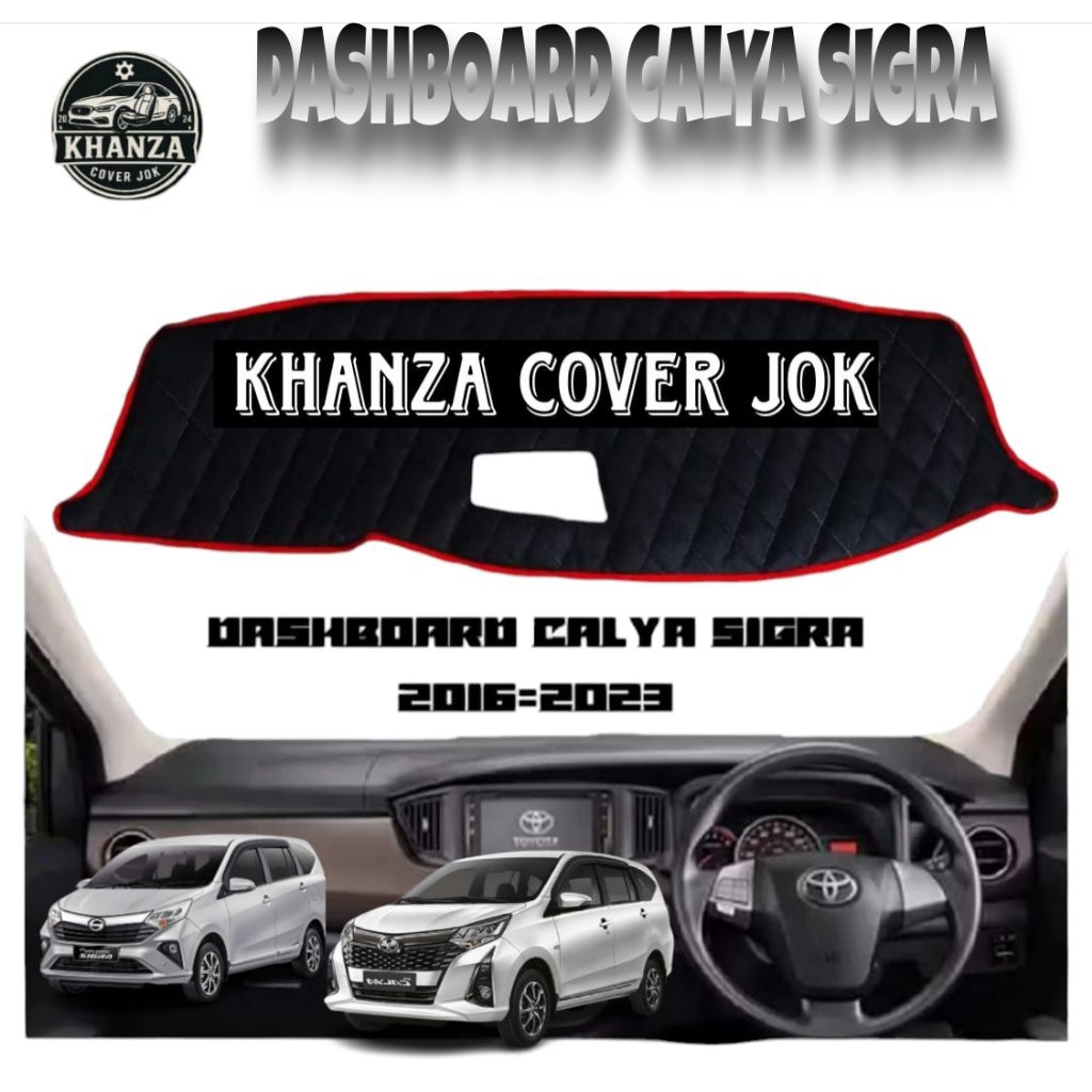 Gratong Alas / Dashboard Mobil Calya & Sigra Tahun 2013-2023 Motif Wajik Aksesoris Interior Car
