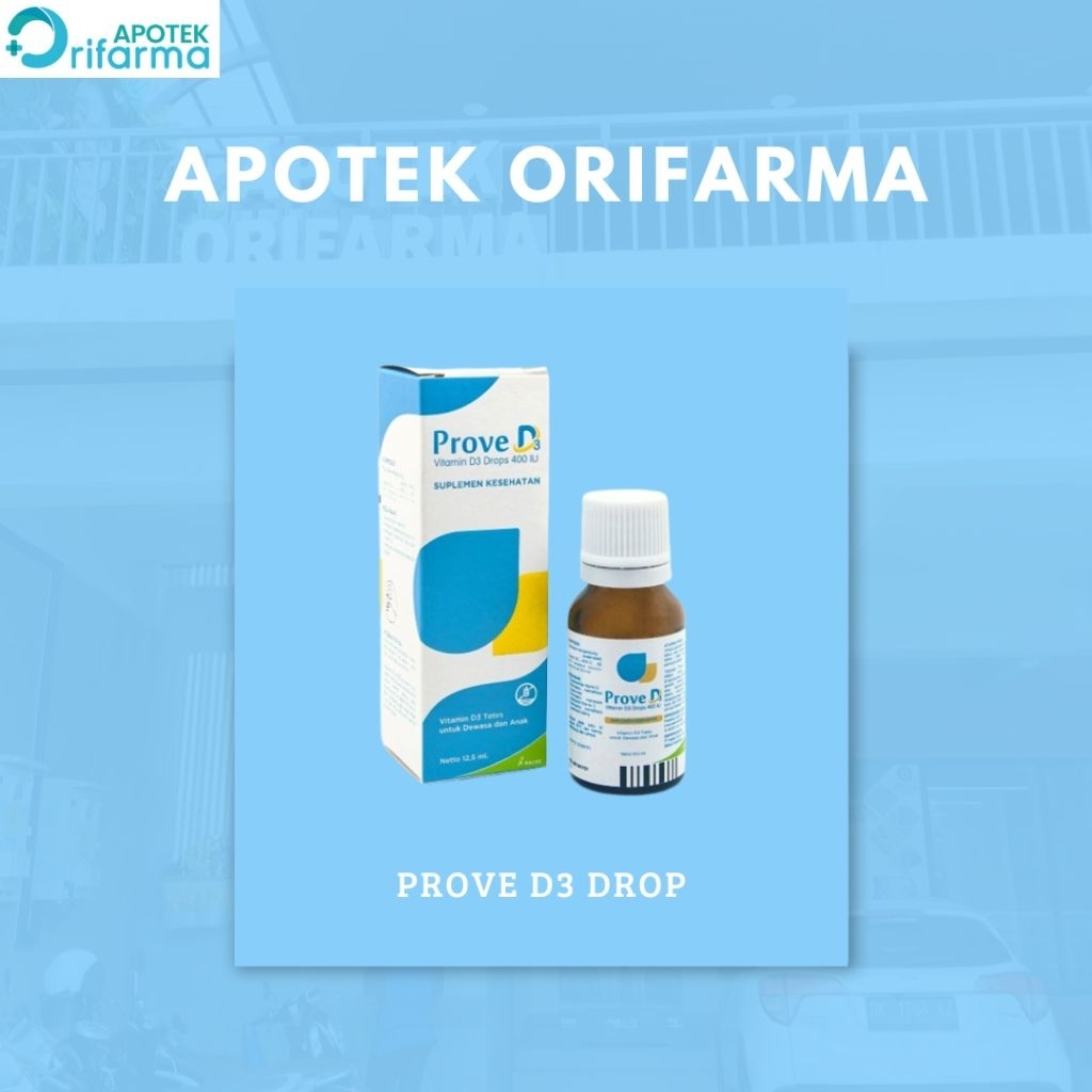 Prove D3 Drop – Vitamin D3 Tetes 1000 IU (10 ml)