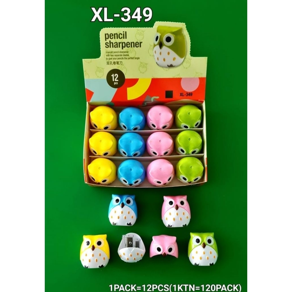

Rautan Pensil Karakter Burung Hantu XL-349 – Pencil Sharpener Lucu-Alat Tulis Kantor/ATK Medan Murah