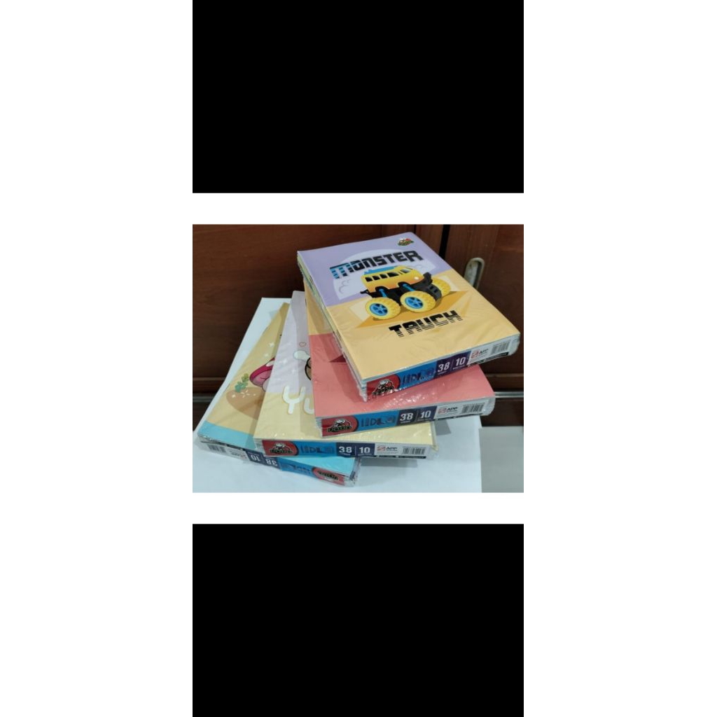 

buku tulis dodo bysidu 38lembar perpack 10buku