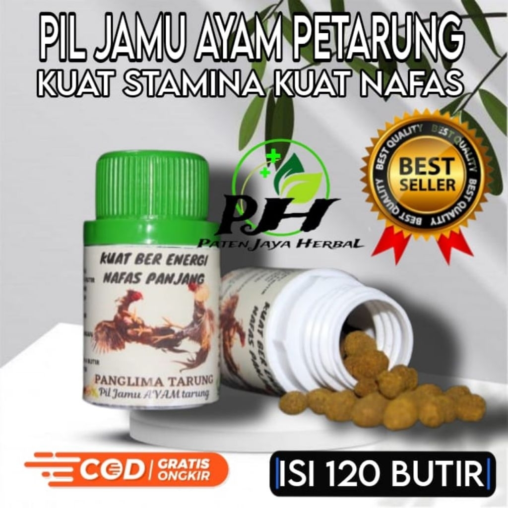 Pil Jamu Ayam Petarung Kuat Stamina Kuat Nafas