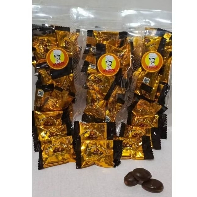 

coklat almond viral musdalifa