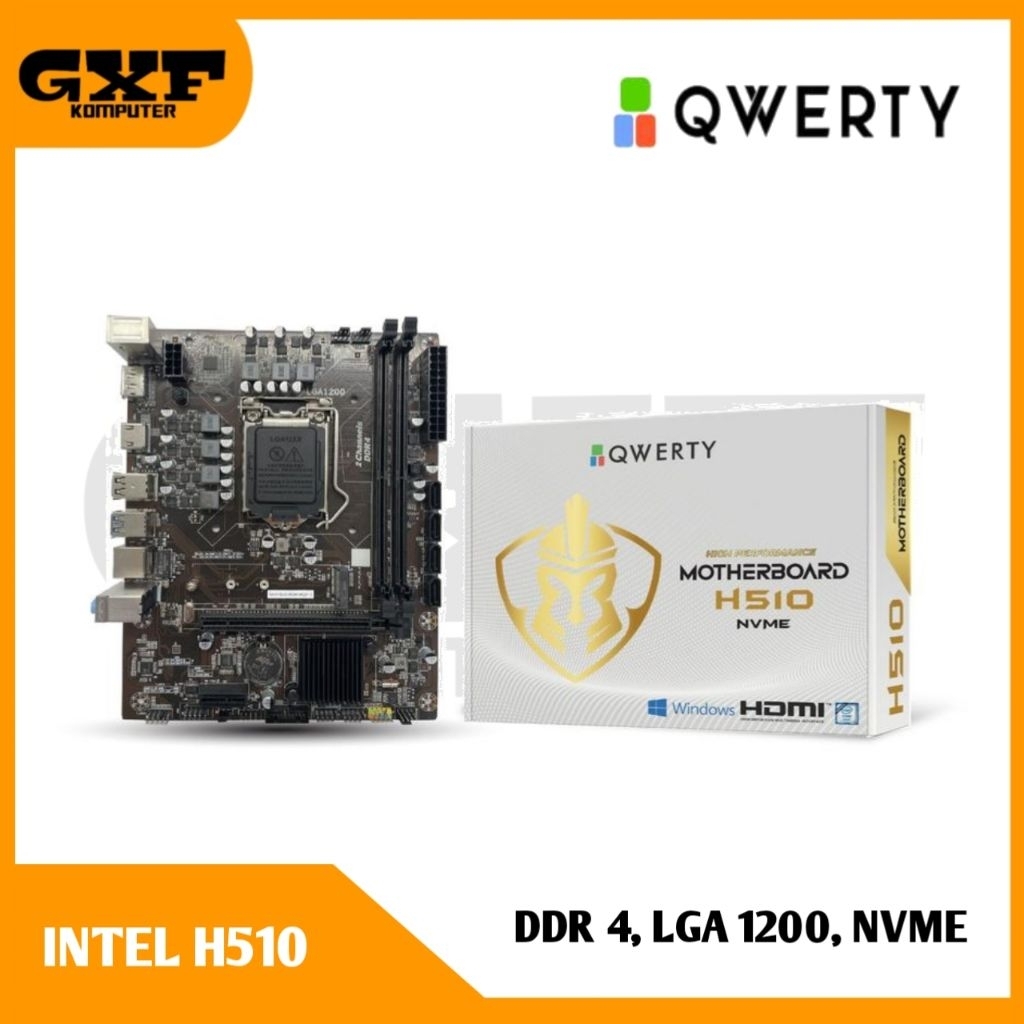 Motherboard Qwerty H510 LGA 1200 NVME