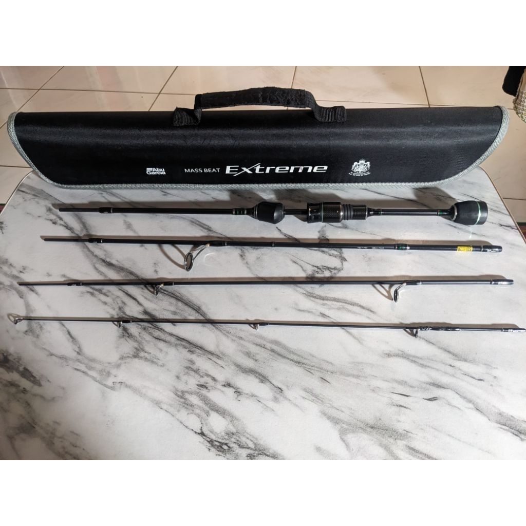 travel rod abu garcia mass beat 604 ada minus