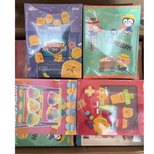 

10 Buku Tulis Dodo by Sidu Isi 38 lembar Alat Tulis Anak Sekolah SD SMP SMA Hadiah Agustusan