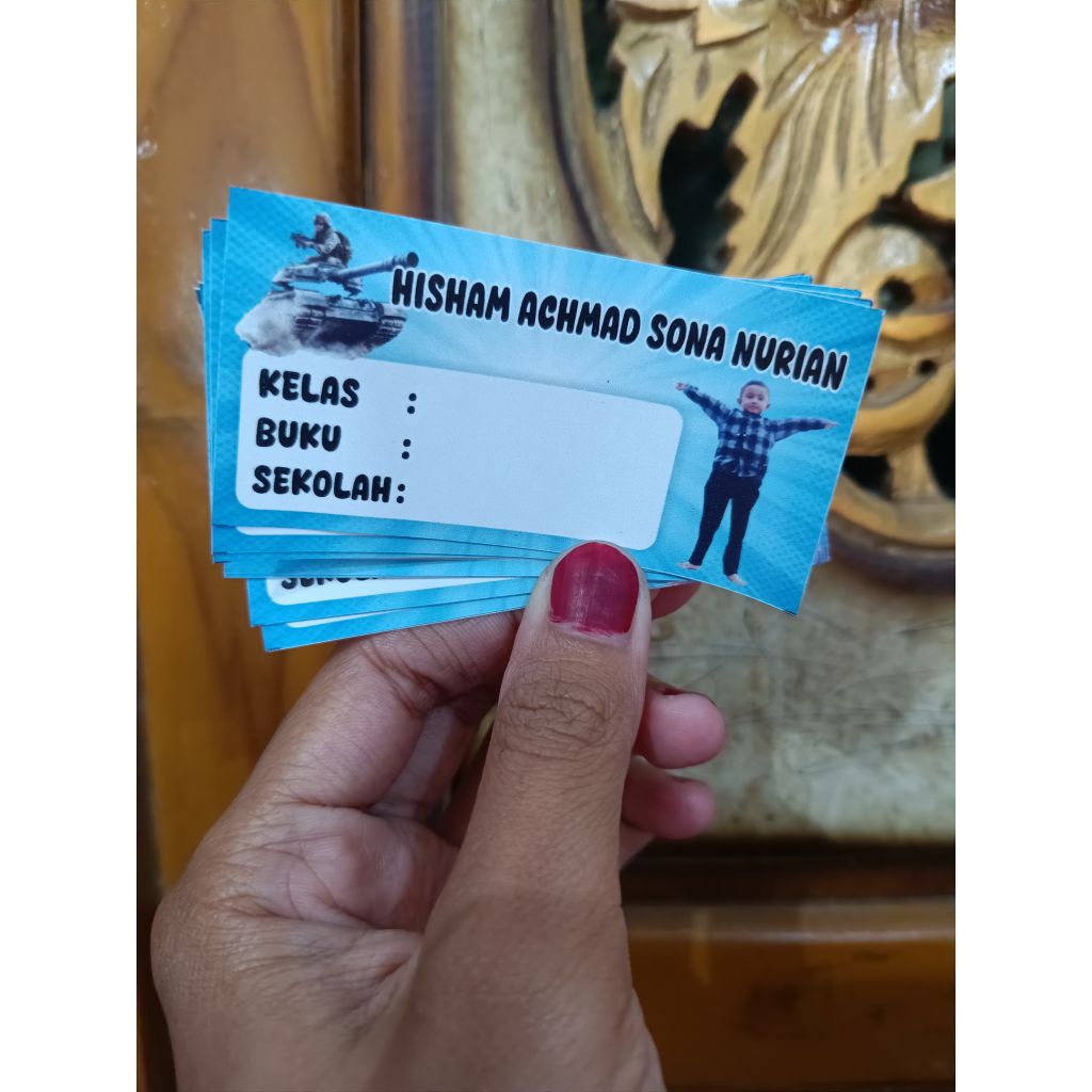 

Stiker Nama Buku
