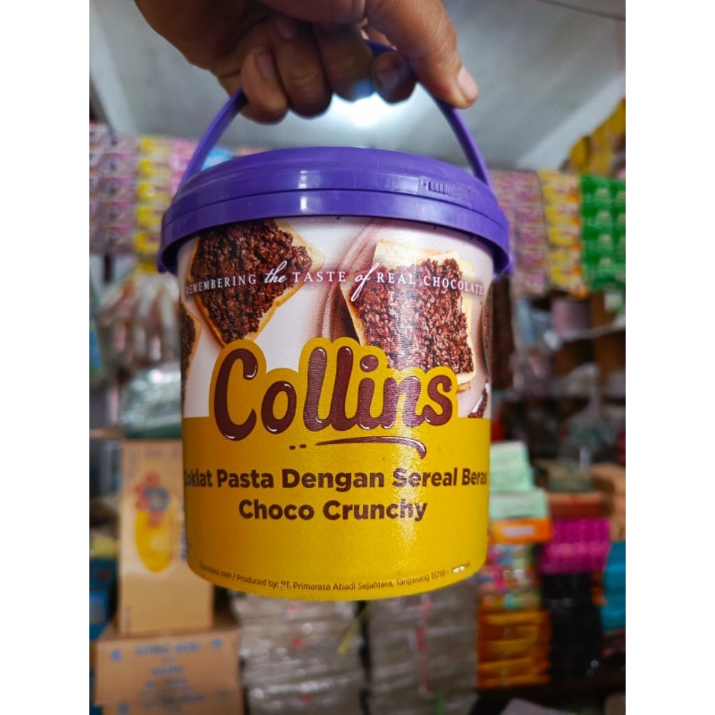 

Collins coklat chruncy kemasan 500gr
