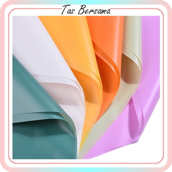 

Kertas Bunga Polos Glossy Cellophane Flower Wrapping Paper Cellophane Ecer Kertas Florist KB01