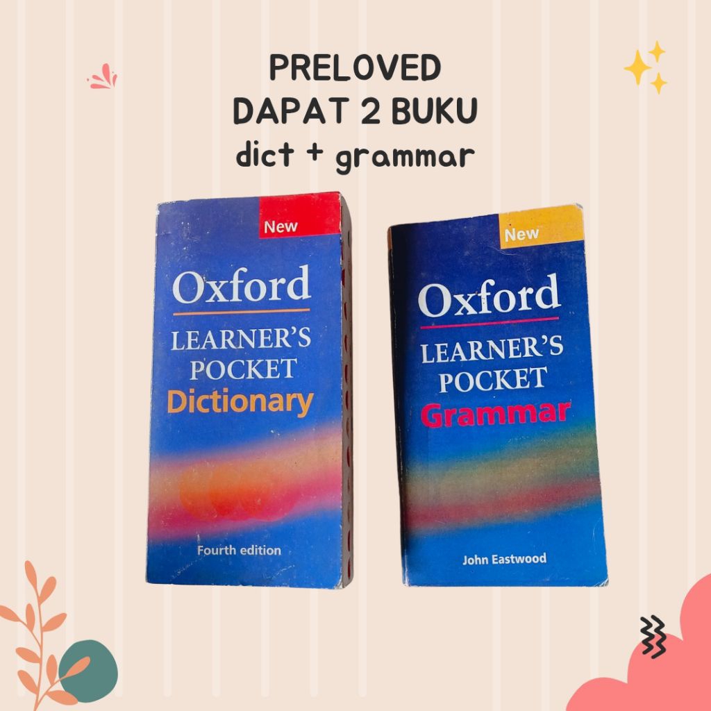 preloved kamus oxford learners pocket dictionary + grammar