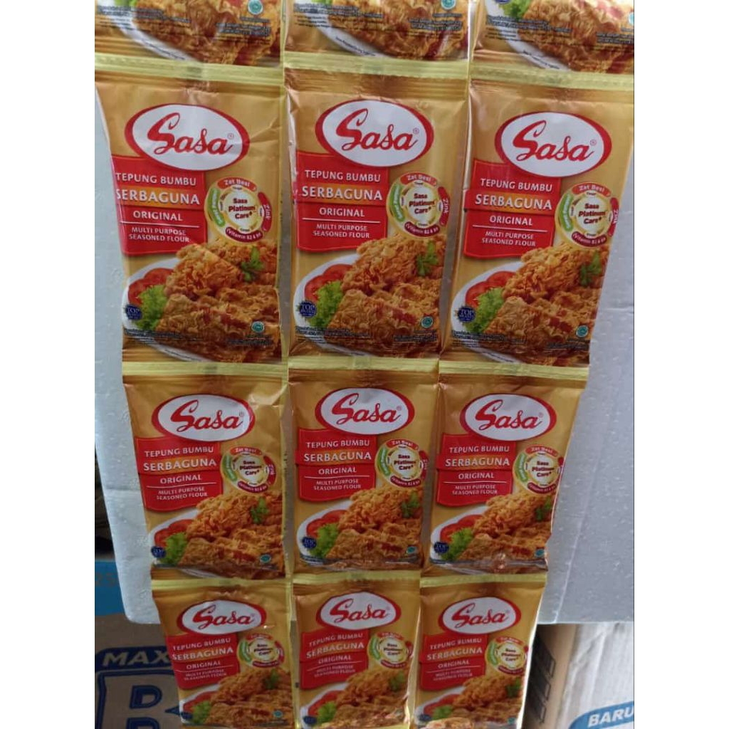 

TEPUNG BUMBU SASA SERBAGUNA 1 RENCENG 10PCSJ BUKU