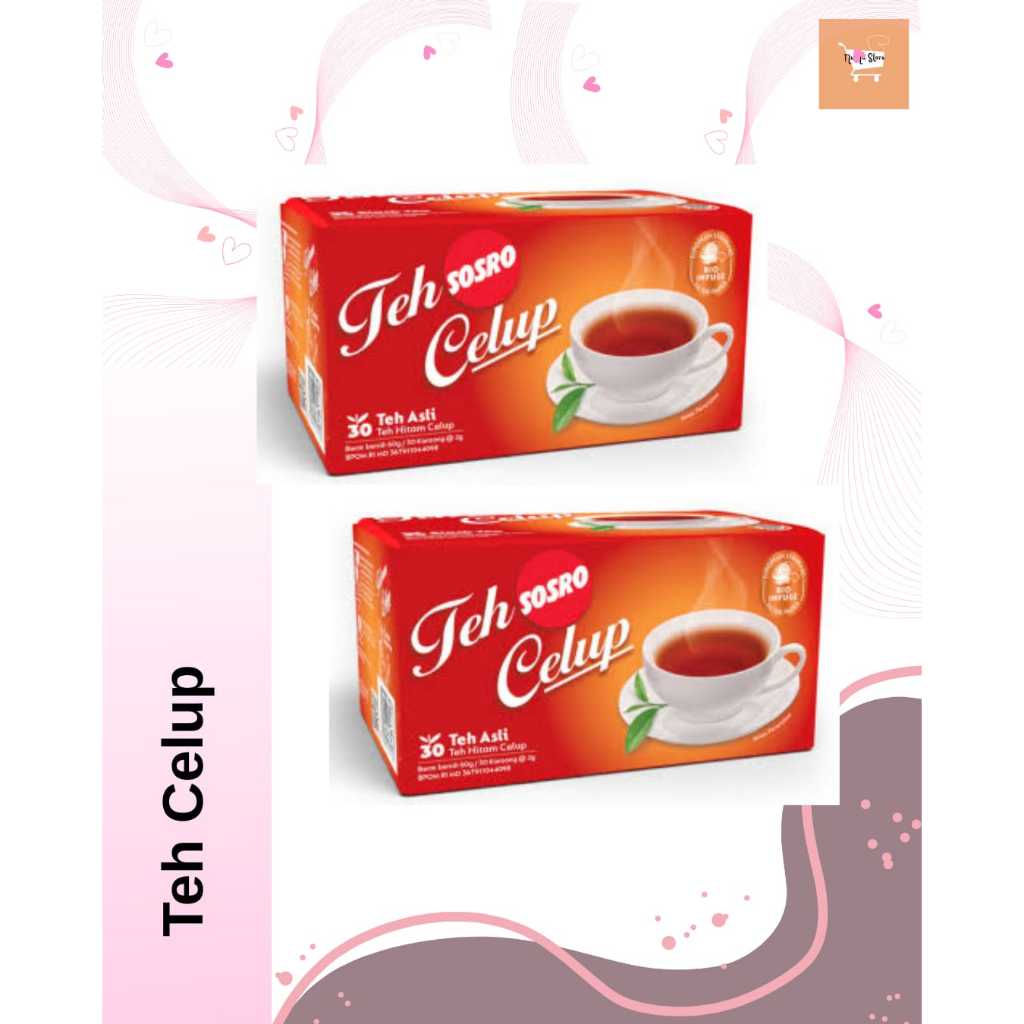 

Teh Celup SOSRO isi 15 Tea Bag / 30 Tea Bag / 50 Tea Bag