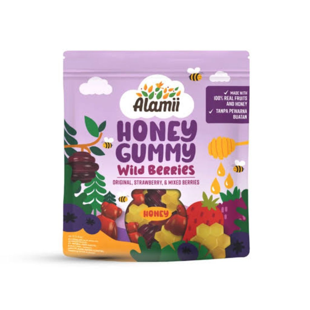 

Alamii Honey Permen Gummy Anak Wild Berries 40 g