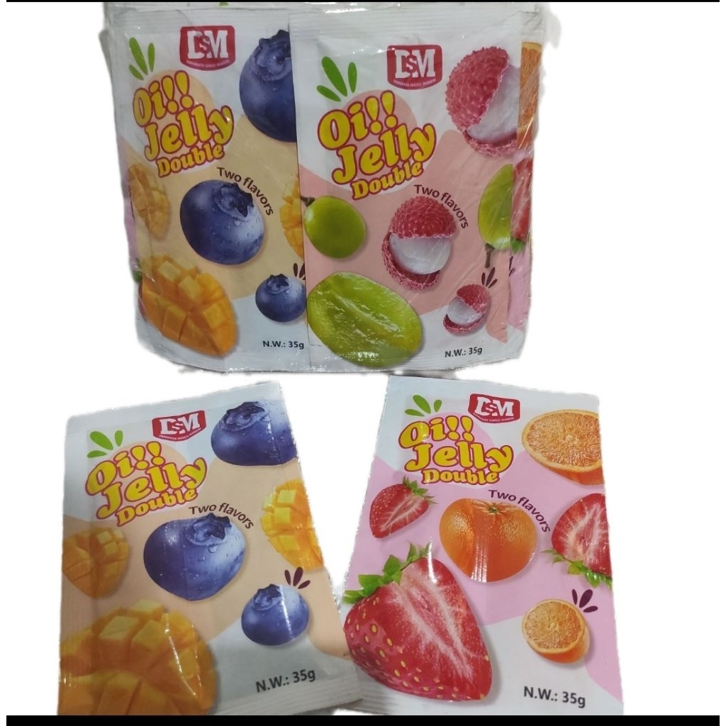 

Oi Jelly Double Jeli 2 Rasa Buah isi 30 pcs