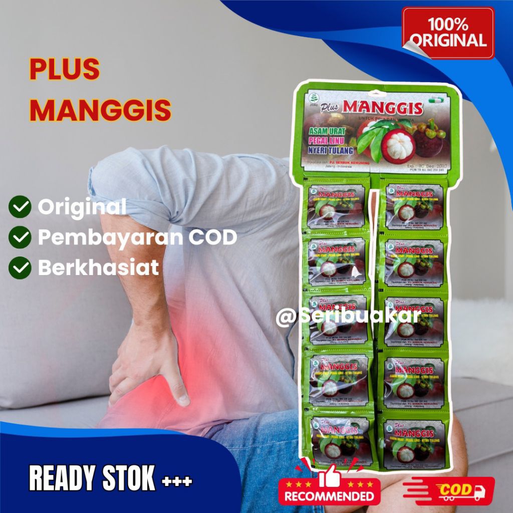 

Kapsul Herbal Asam Urat Plus Manggis