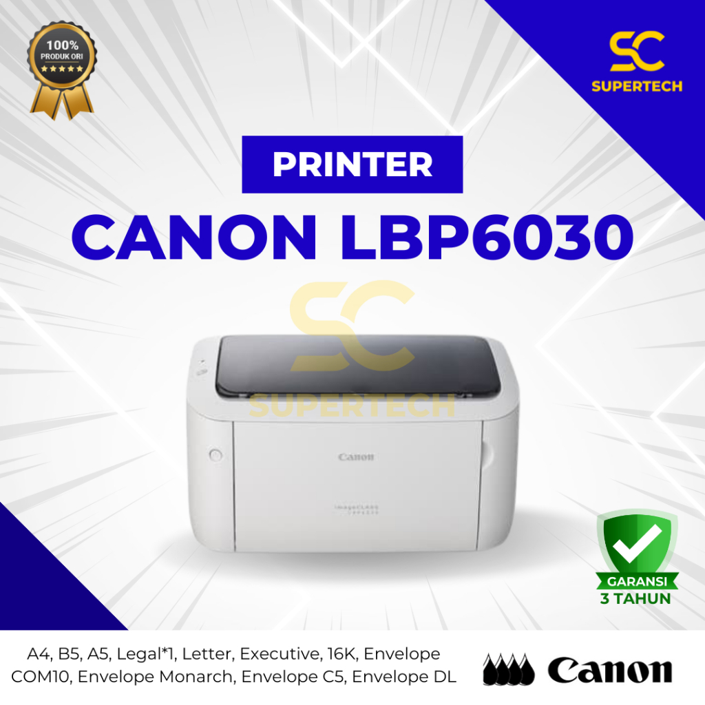 Printer Canon Laserjet LBP 6030 LBP6030 LBP-6030 Bergaransi 3 Tahun