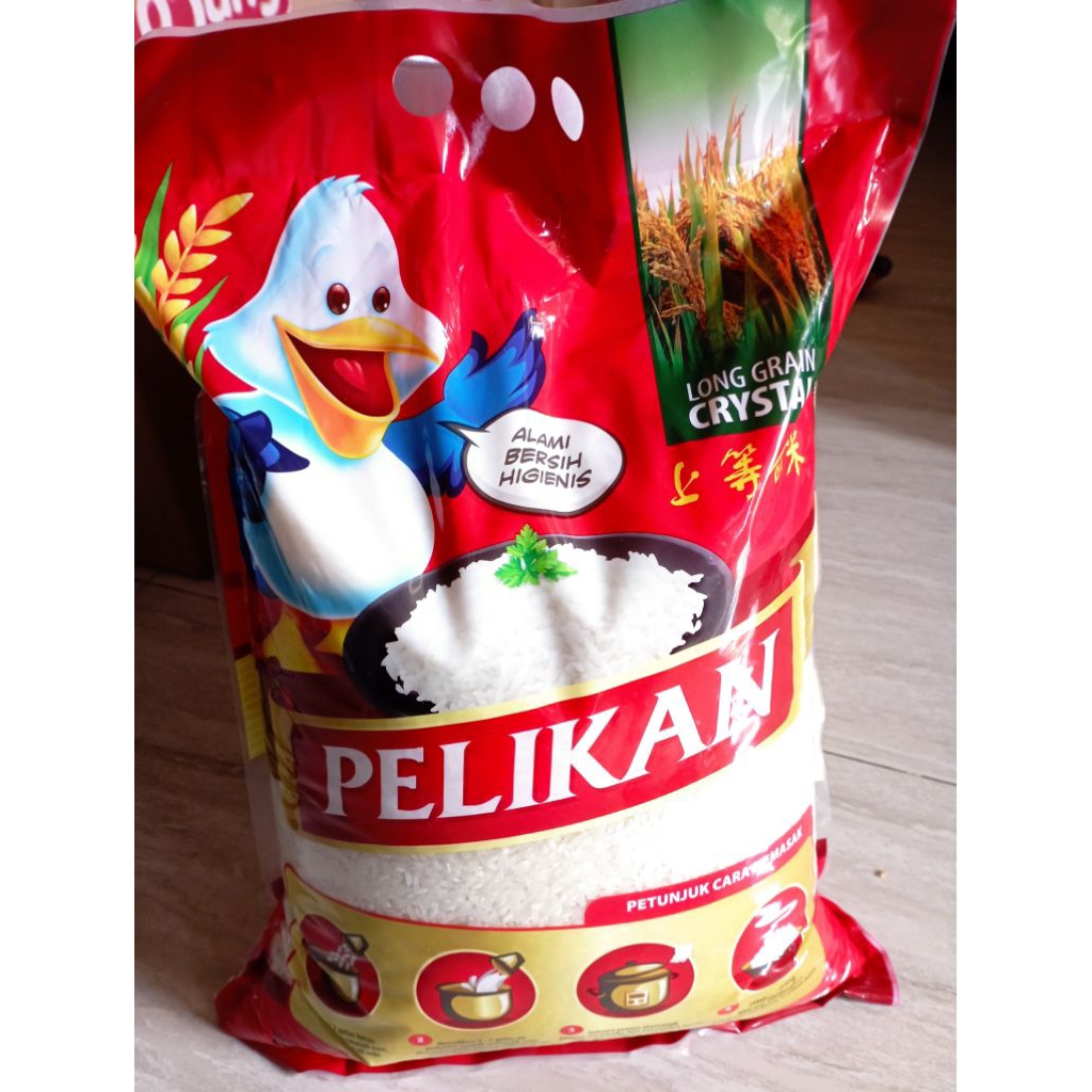 

Beras pelikan 5kg