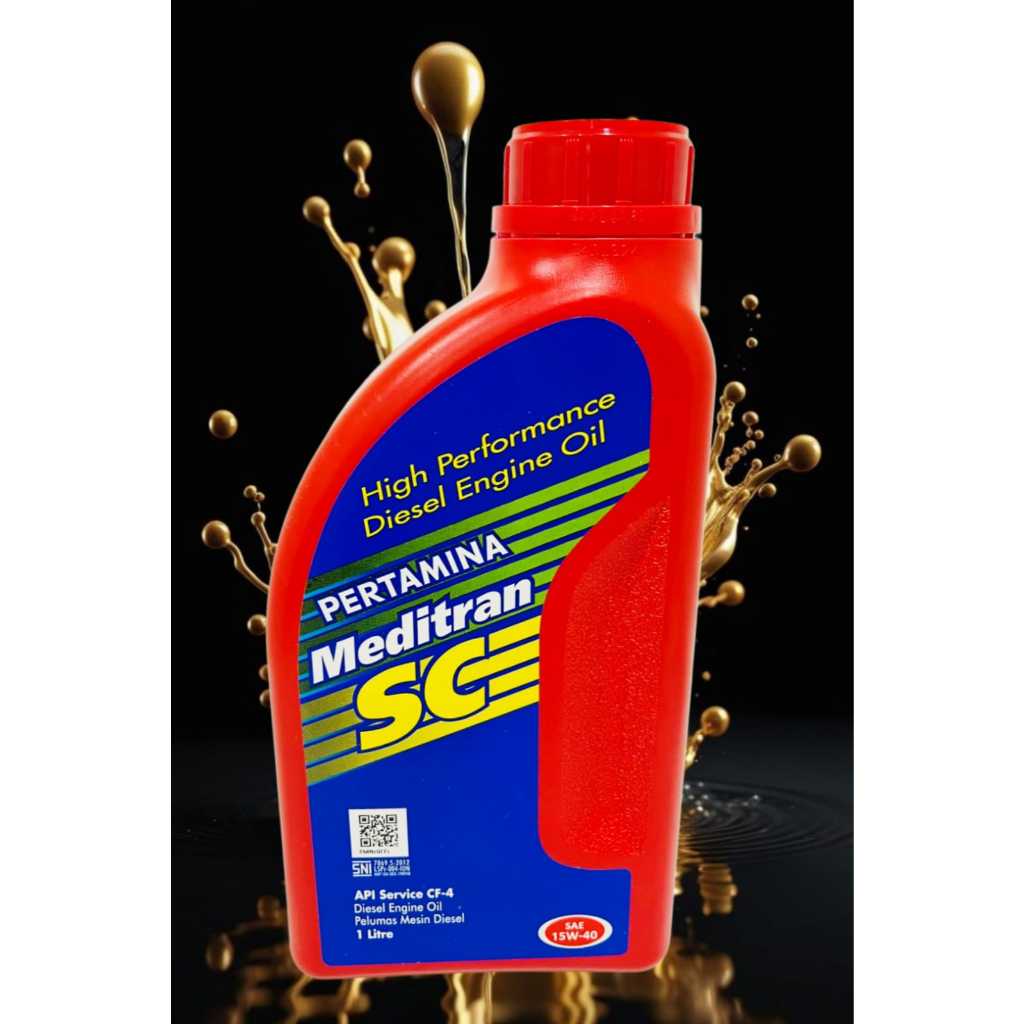 PERTAMINA MEDITRAN SC 1 LITER OLI MESIN DIESEL MEDITRAN SC 1000 ML