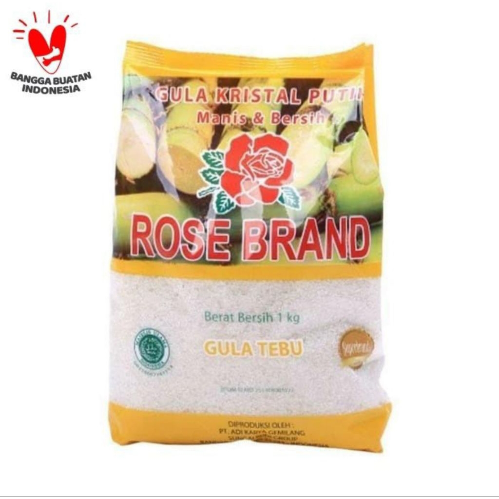

Gula rose brand kemasan 1 kg (ready kuning saja)