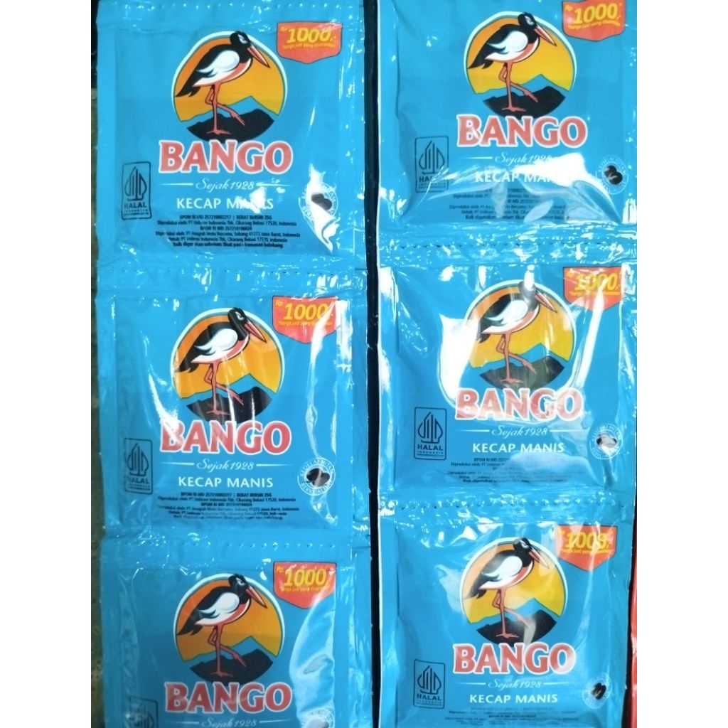 

Kecap Bango renteng 20ml isi 12 pcs