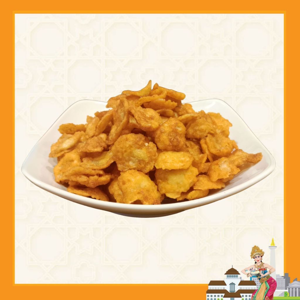 

Keripik Emping Udang Pedas