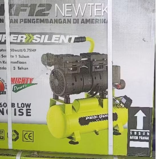 mesin kompresor oiless silent RKF12 PROQUIP