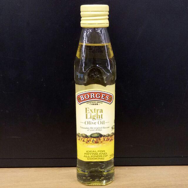 

[oddsolshop] pekanbaru/Borges Minyak Zaitun 250ML Extra Light Olive Oil Botol Kaca Glasses Bottle