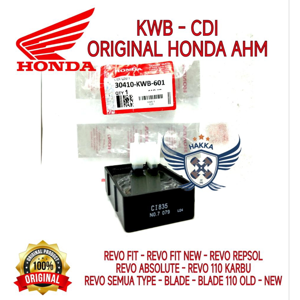 KWB ORIGINAL CDI HONDA REVO FIT, CDI HONDA REVO FIT NEW, CDI HONDA REVO REPSOL, CDI HONDA REVO ABSOL