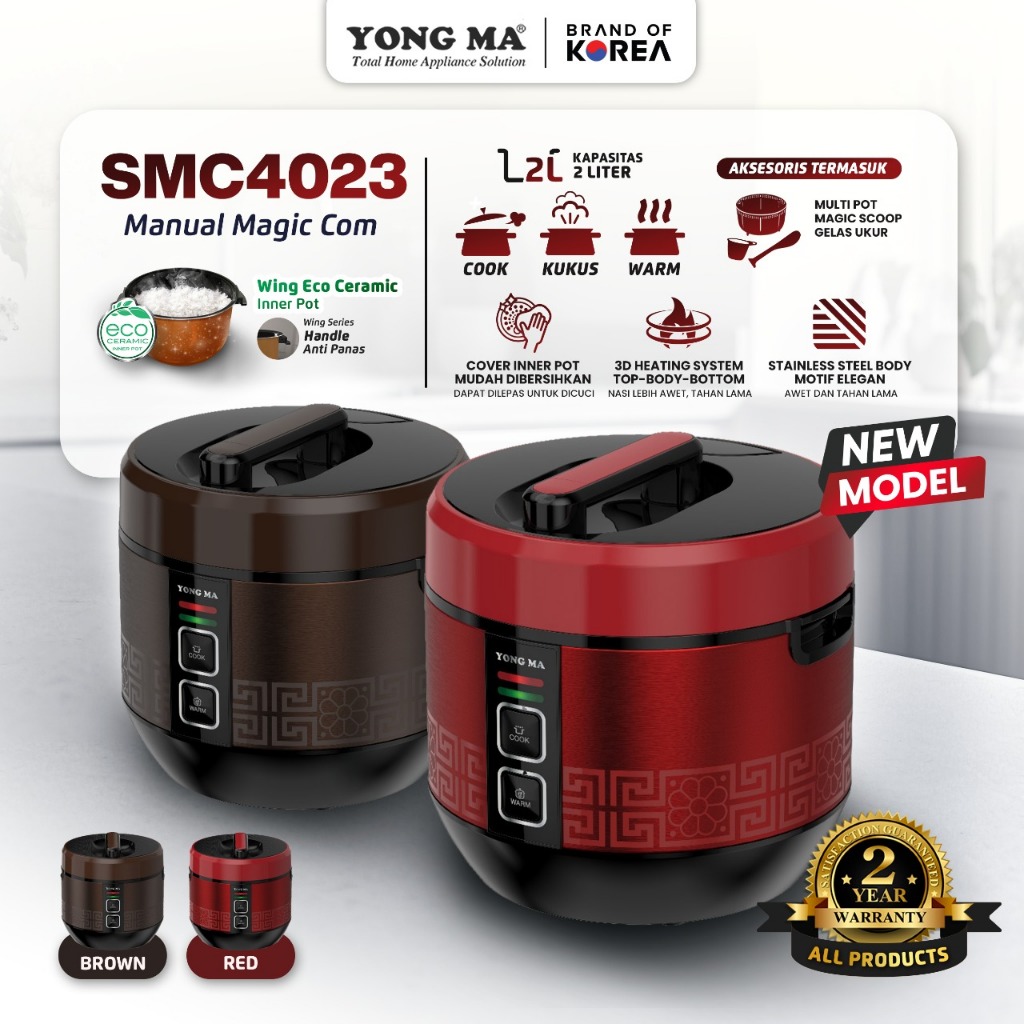 Magic Com Yong Ma SMC 4023 Yongma 2 Liter