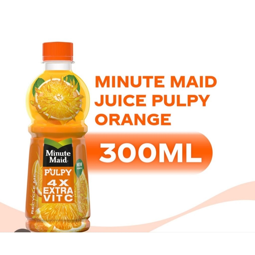 

minute mate pulpy orange 300 ml 5 botol