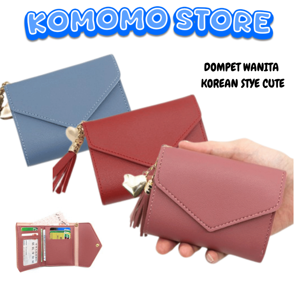 KMM DOMPET LIPAT WANITA DOMPET KECIL POLOS