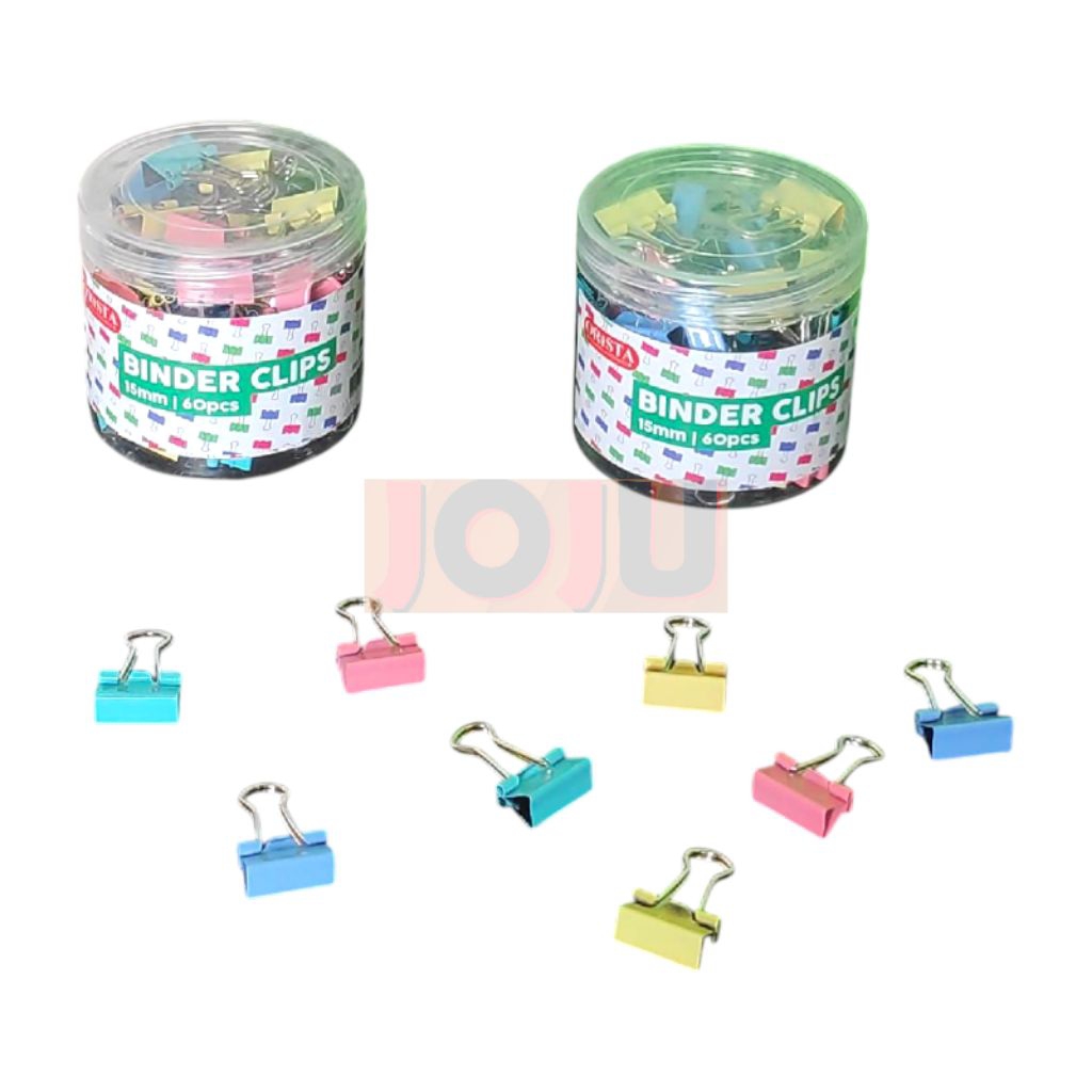 

Binder Clip Warna no 105 merk Orista (Tabung)