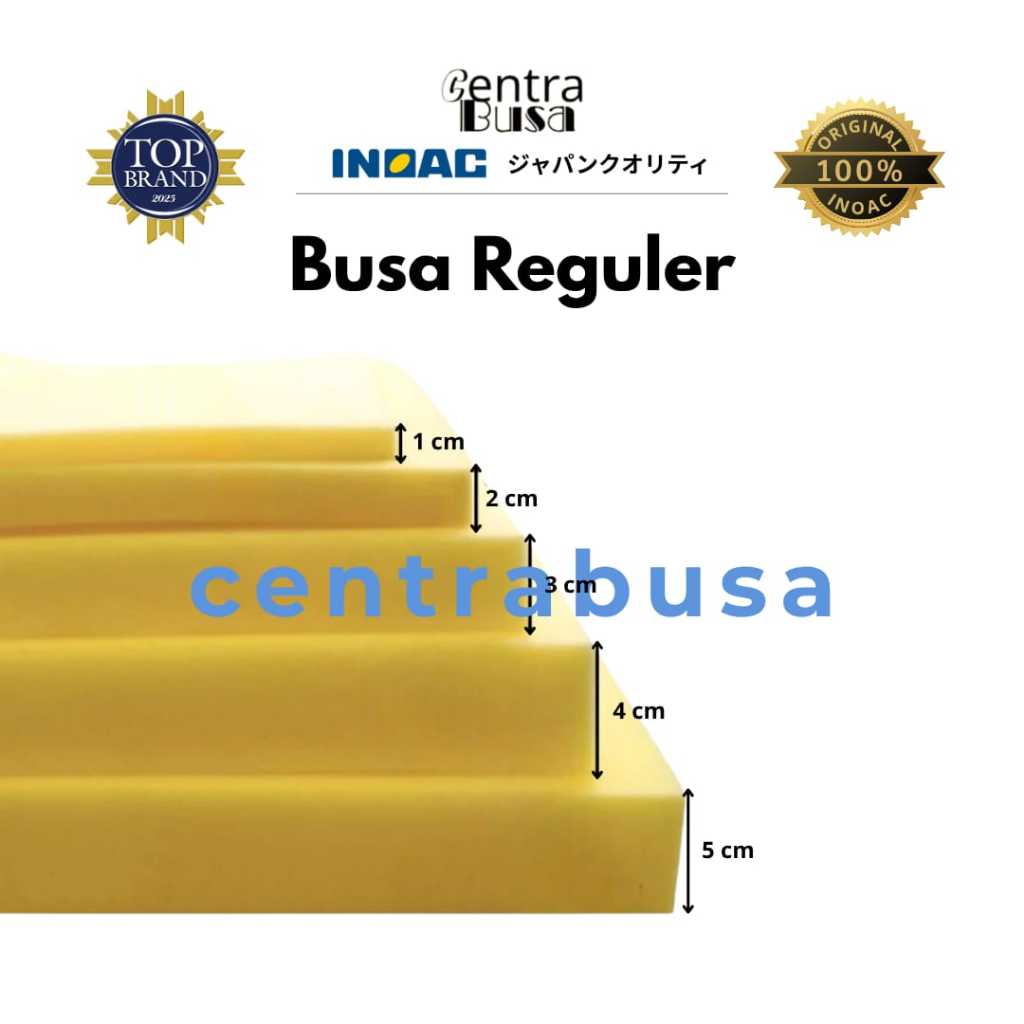 INOAC Busa Lapis Jog Motor Busa Sofa Busa Kursi Busa Meubel Busa Reguler Serbaguna Busa Lembaran Cen