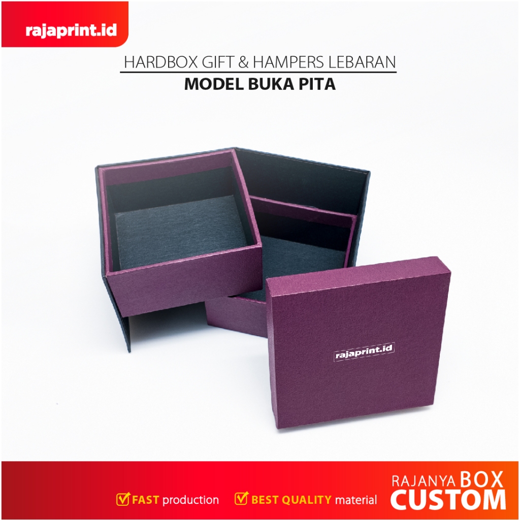 

Hard Box Eksklusif 2 Laci dengan Penutup Magnetik – Maroon Elegan