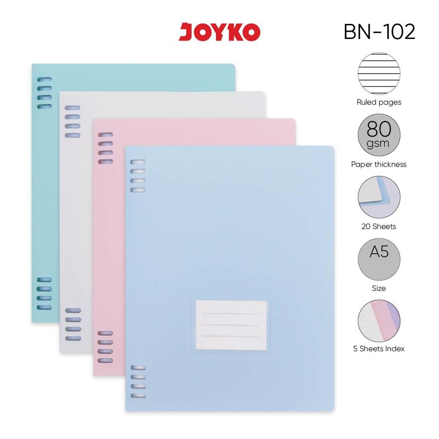 

Binder Note Ring File / Buku Binder Joyko BN-102 A5