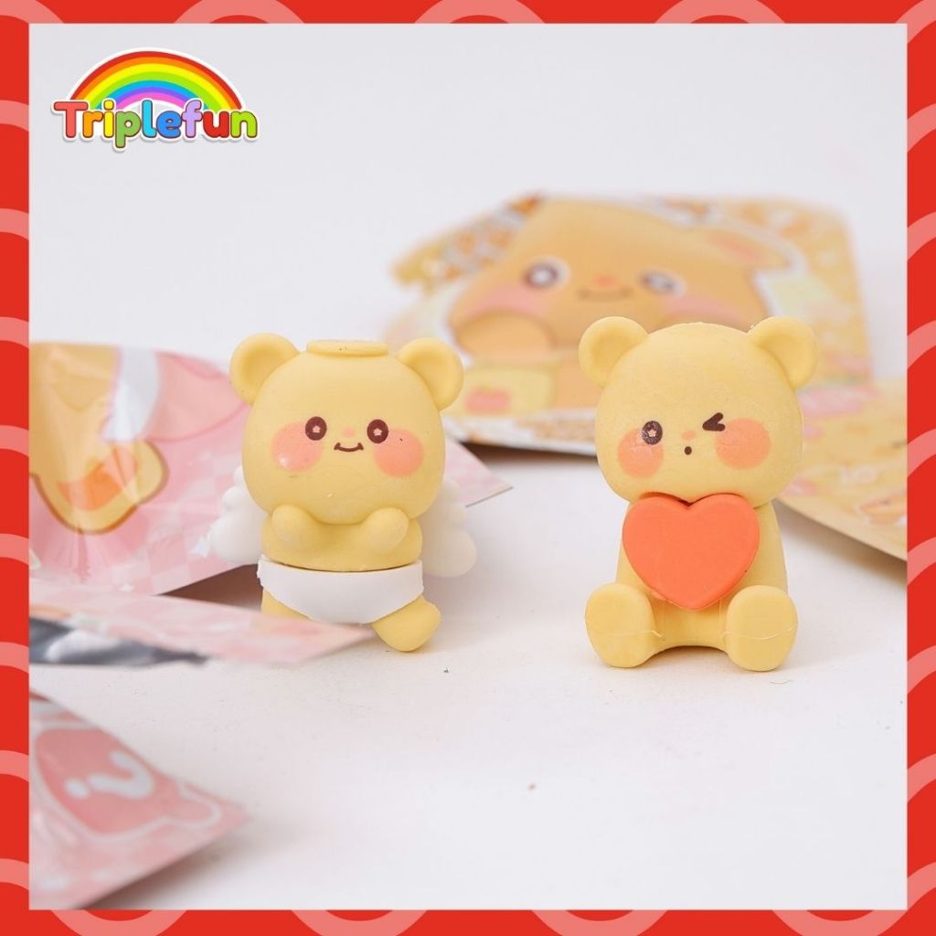 

Penghapus Misteri Bag Butter Bear B-1013 Hapusan Karet Stip Setip Beruang Kuning Lucu Karakter