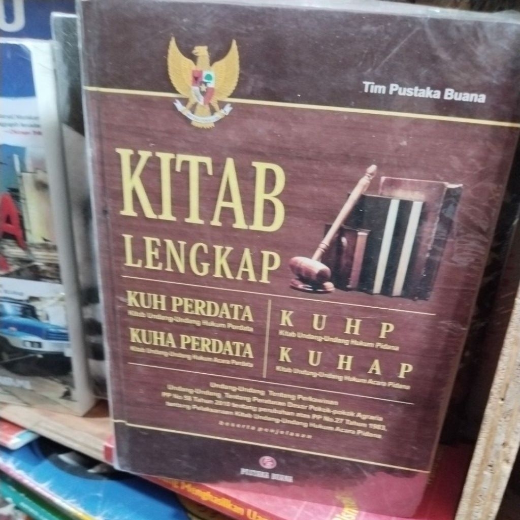 BUKU ORIGINAL KITAB LENGKAP KUH PERDATA, HUHA PERDATA