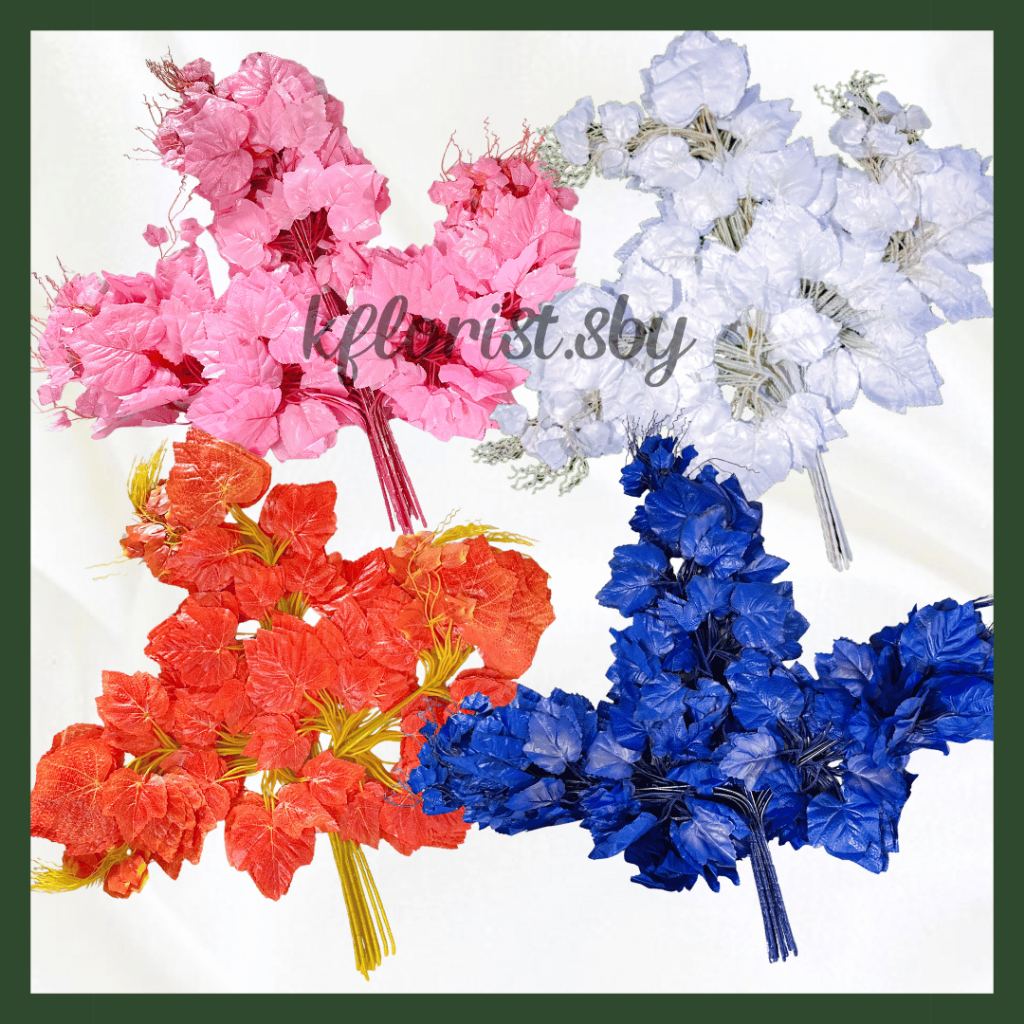 Daun Anggur (lusinan) Daun Artificial / Daun Dekorasi / Daun Pernikahan / Dekorasi pelaminan