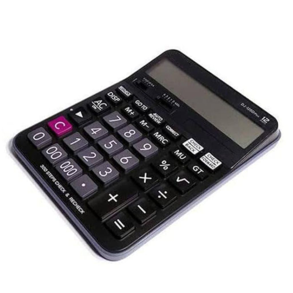 

calculator casio tipe MJ-120D Plus-BK