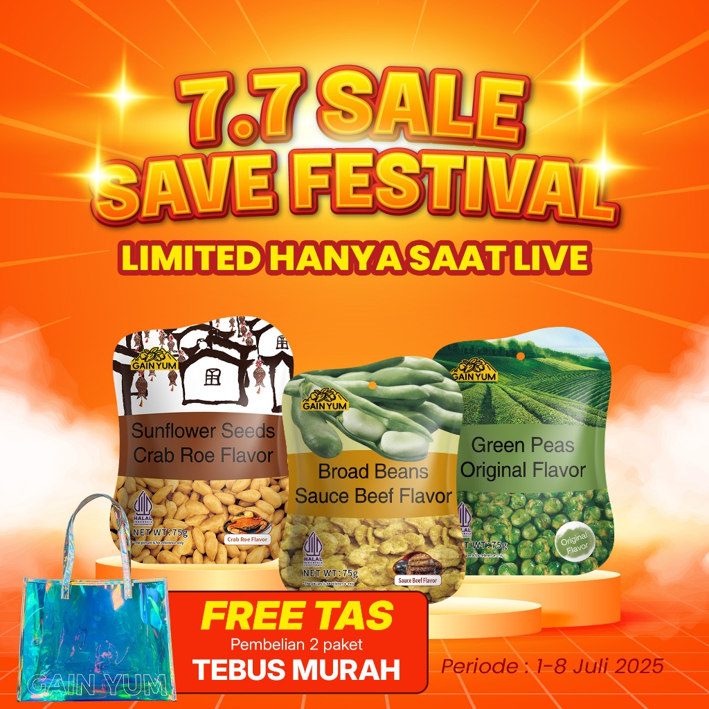 

NEW Gainyum Healthy Snack - PROMO TEBUS MURAH KACANG GAINYUM
